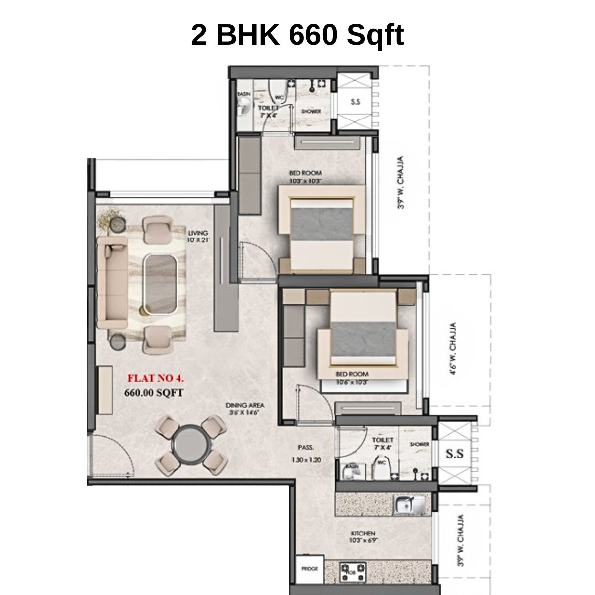 DLH-Leo-Tower-Floor-Plan-2-BHK-660-Sqft